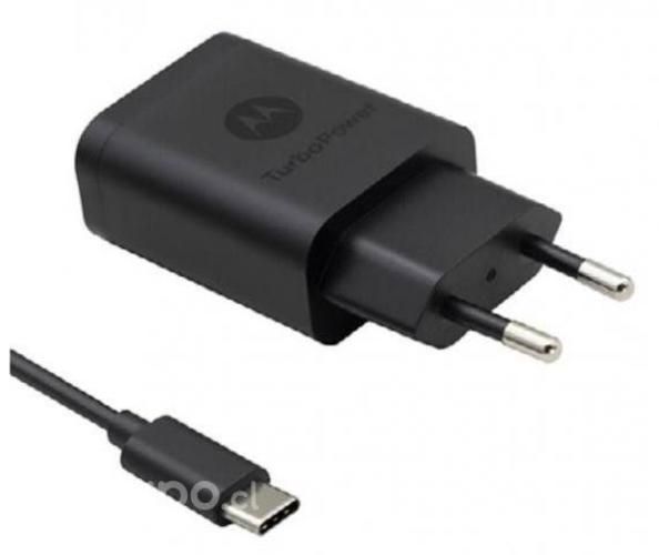 Cargador de pared turbo power motorola 18w usb a c