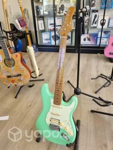 Guitarra electrica LG2 ST PRO verde Smiger