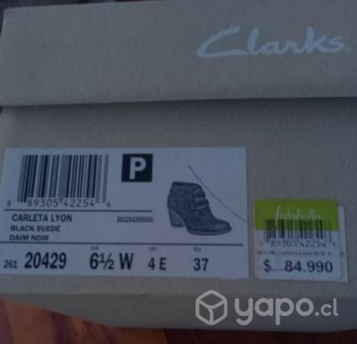 Botines negros Clarks