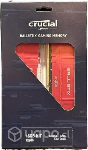 Crucial Ballistix Memoria 2x8gb Ddr4 3200 Mhz