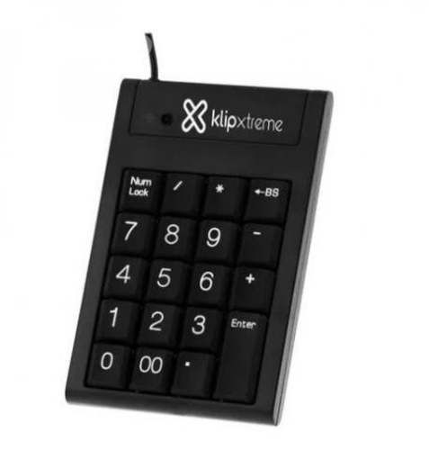 Teclado Numérico Usb Klipxtreme Knp-100 Negro