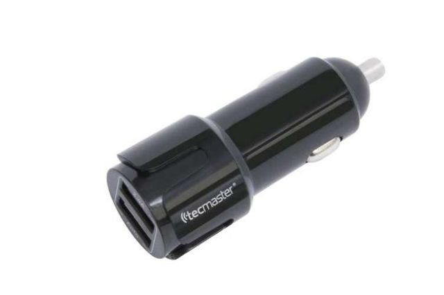 Cargador de celular para automóvil. 2 puertos usb