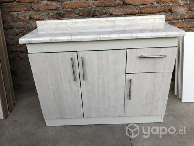 Mueble de cocina meson base 3 cuerpos color enigma