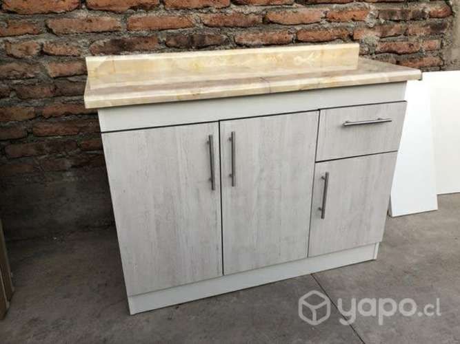 Mueble de cocina meson base 3 cuerpos color enigma