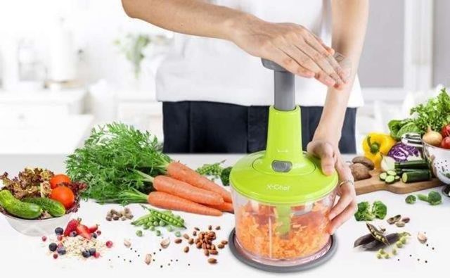 Picadora Manual de Alimentos Frutas y Verduras