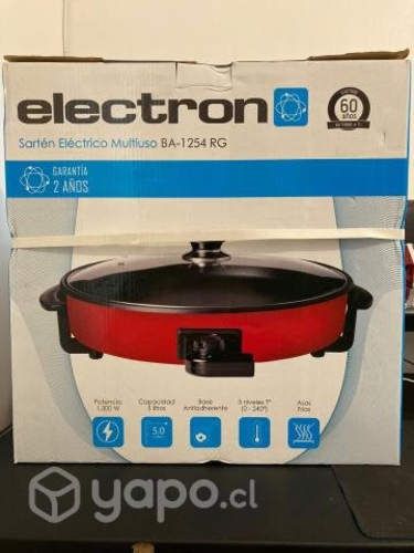 Sartén eléctrico grande nuevo