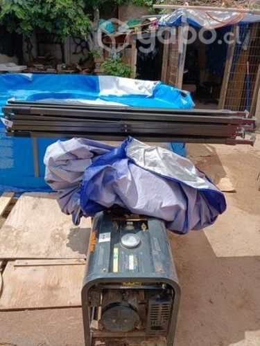 Toldo y generador