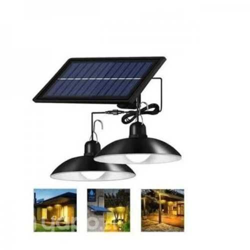 Ampolleta Colgante Tipo Plafon Solar X2 Carga Auto