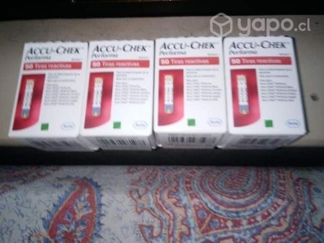 Cajas con 50 cintas reactivas control glucemia