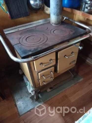 Cocina a leña usada