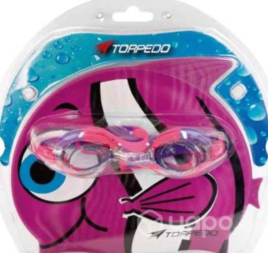 Sol de natación gorra + lento infantil torpedo