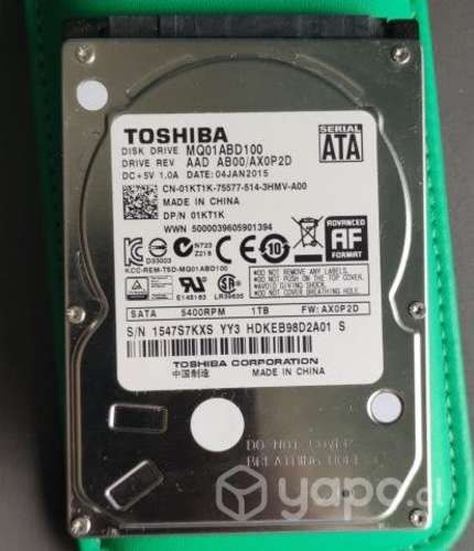 Disco Duro TOSHIBA 1 TB