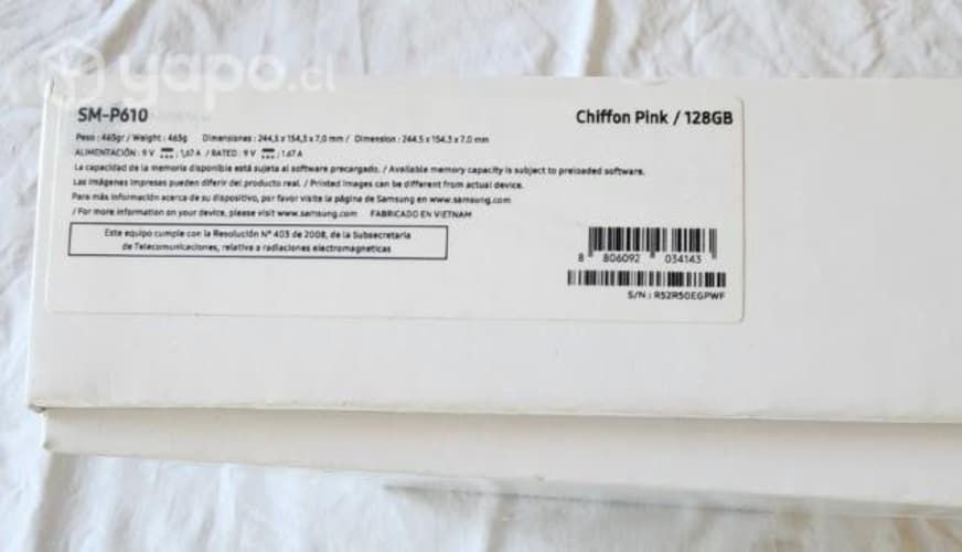 Tablet Samsung s6 lite