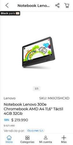 Chromebook Lenovo 300e