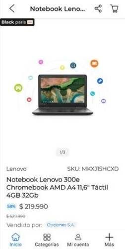 Chromebook Lenovo 300e