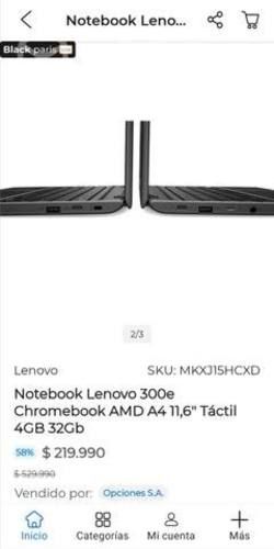 Chromebook Lenovo 300e