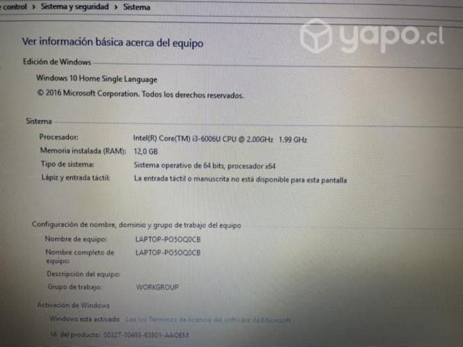 Lenovo Ideapad 310 15" 12G RAM