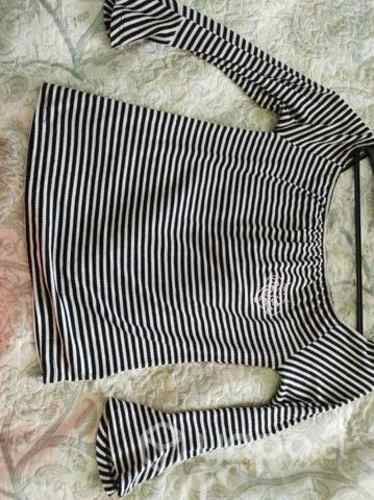 Polera manga larga rayas