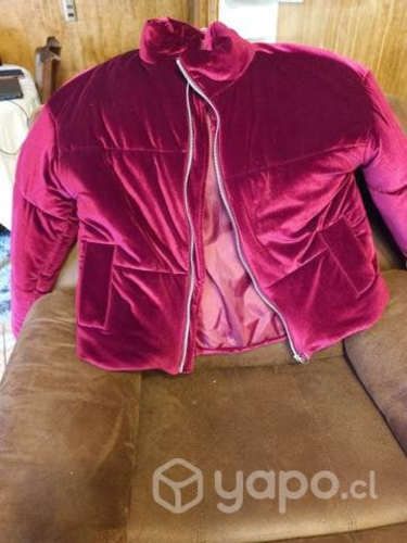 Chaqueta terciopelo burdeo talla L