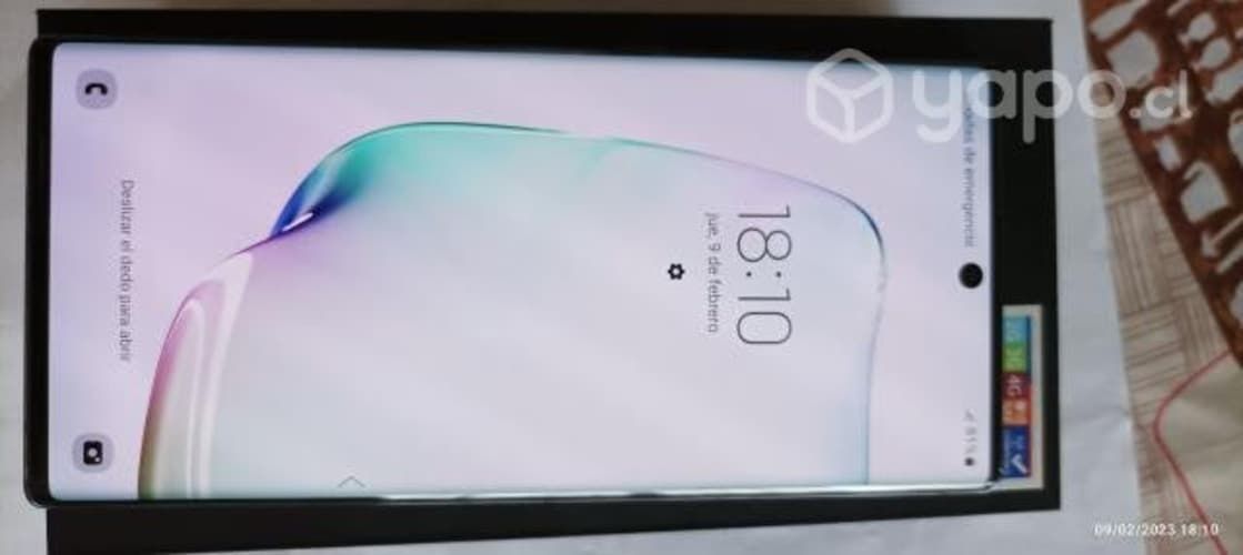 Note 10 256g. 12 ram usado color aura black