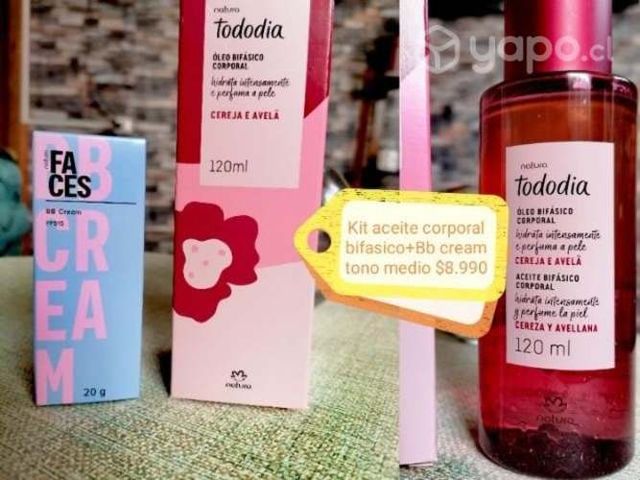 Kit Natura óleo corporal y bbcream