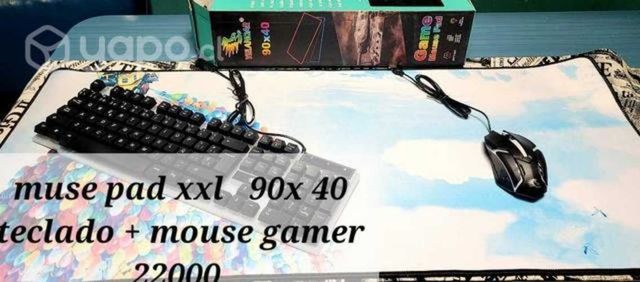 Pack gamer , mouse pad xxl 90x40