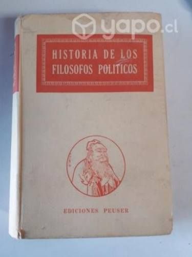 Libro Historia de los Filosofos Politicos (1956) G