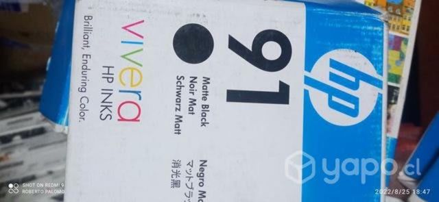 Tinta HP 91 black original de 680ml original