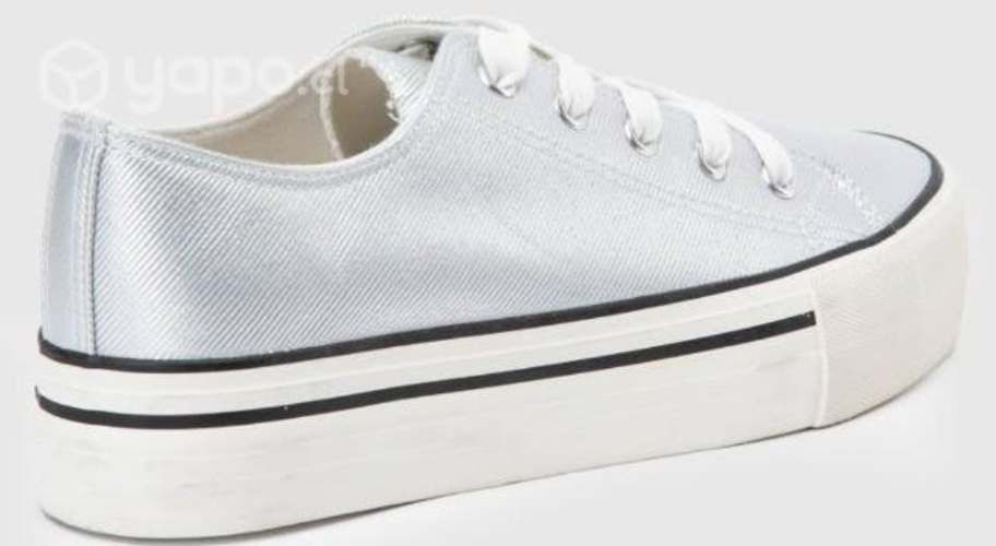 Zapatillas plateada n 39 mujer de marca sybilla