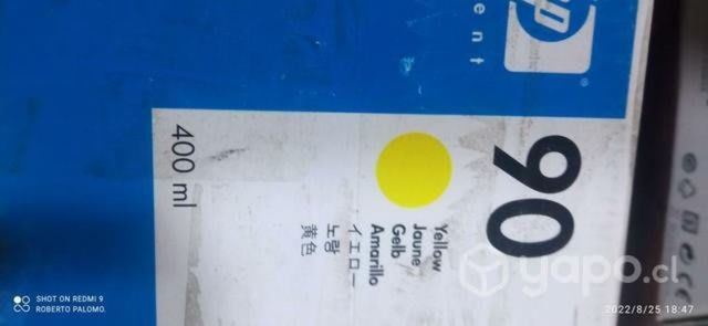 Tintas HP 90 colores originales de 225ml