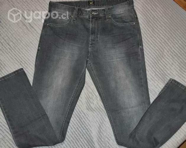 Jeans lee modelo mack gris grafito nuevo