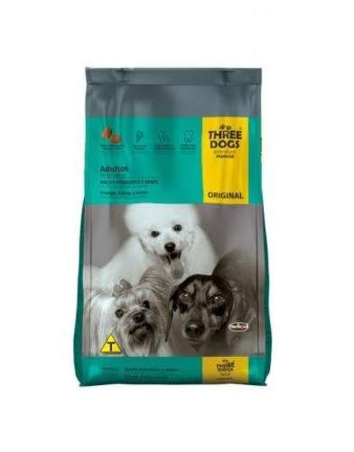 Three dogs adulto razas pequeñas 10,1 kg