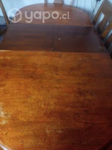 Mesa de madera extensible