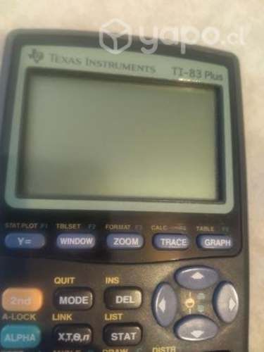Calculadora Texas instrument ti 83 plus