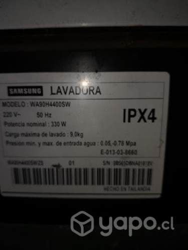 Lavadora sansung.nueva