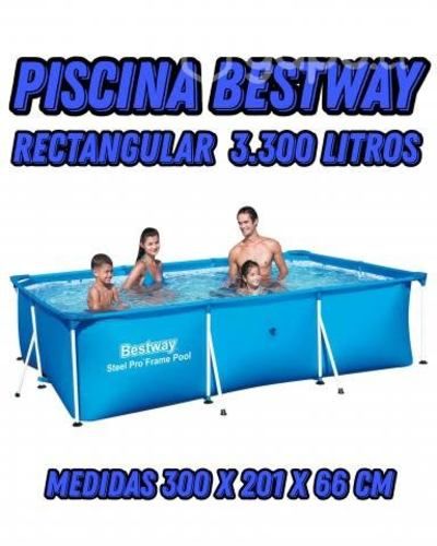 Piscinas nuevas rectangular 3.300 litros nuevas