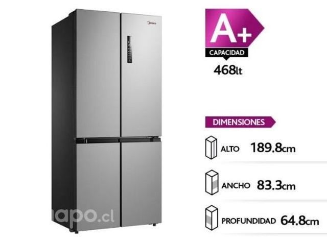 Refrigerador midea inverter quattro mrtt-4790s312f