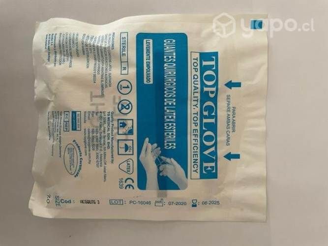 Guantes estériles 6,0 - 6,5 - 7,0