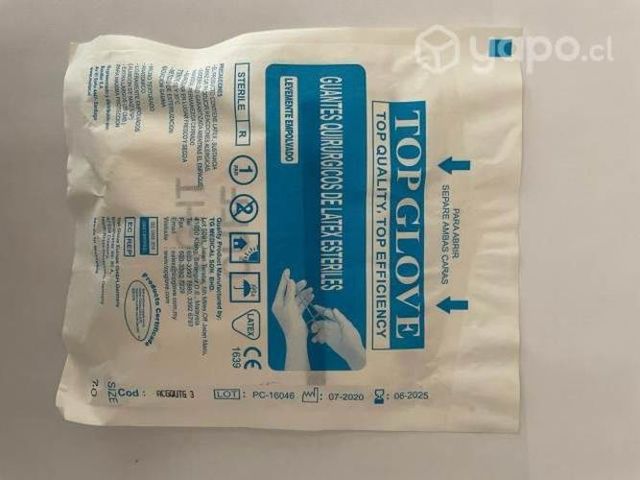 Guantes estériles 6,0 - 6,5 - 7,0