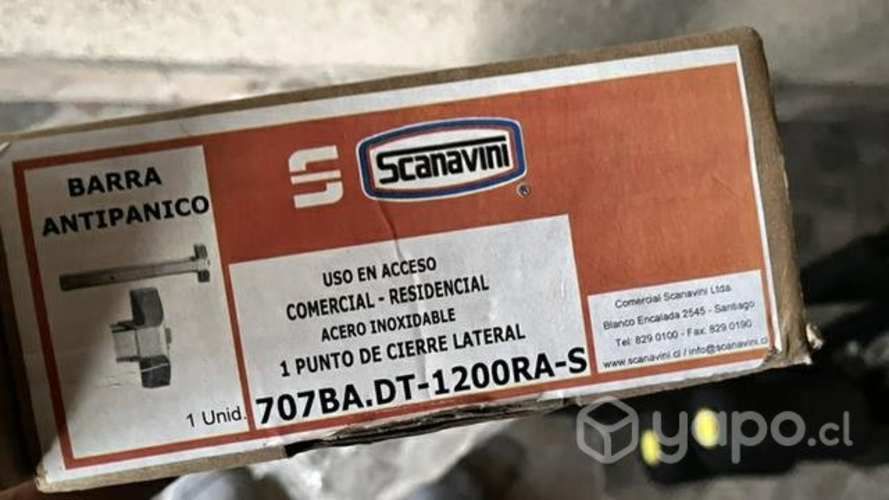 Barra antipanico SCANAVINI + manilla