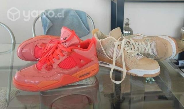 Jordan Retro 4 Hot Punch y Shimmer
