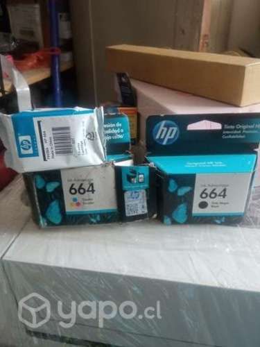 Tintas originales HP 664