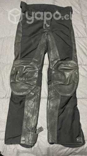 Pantalones moto cuero y cordura alemanes