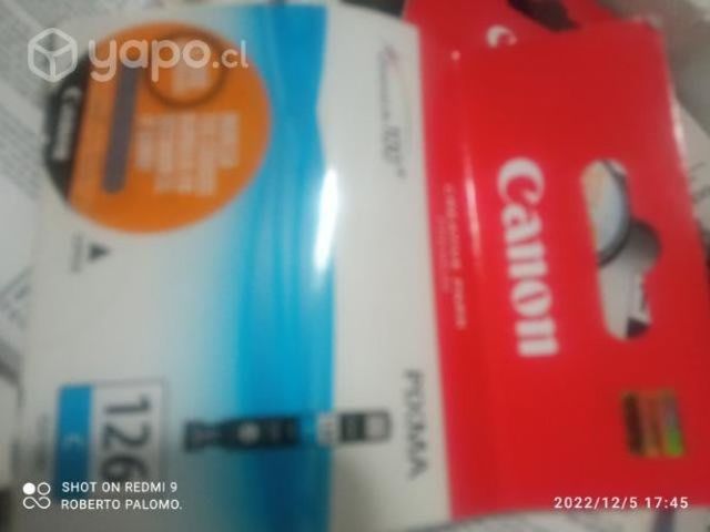Pack de tintas canon 126 colores originales
