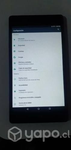 Tablet lenovo 7 pulgadas