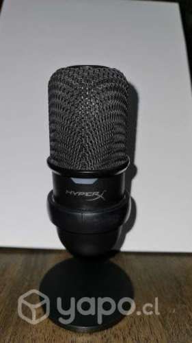 Micrófono HyperX SoloCast condensador negro