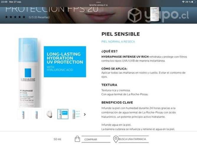 Crema Hidratante con protección solar