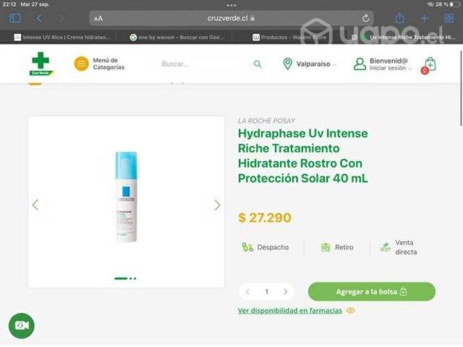 Crema Hidratante con protección solar