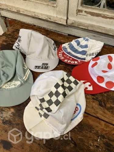 Colección Lote caps ciclismo / vintage