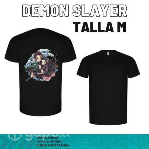 Polera algodón estampado Demon Slayer